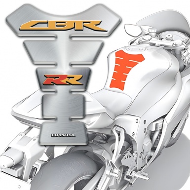 Honda Tank Guard Pads Silver edition CBr RR logo 