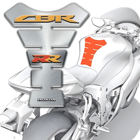 Honda Tank Guard Pads Silver edition CBr RR logo 