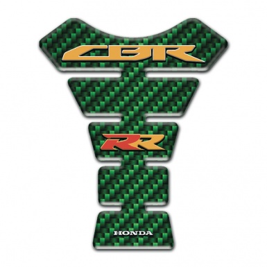 Honda Tank ProtectorGreen Carbon Style CBR RR Logo 