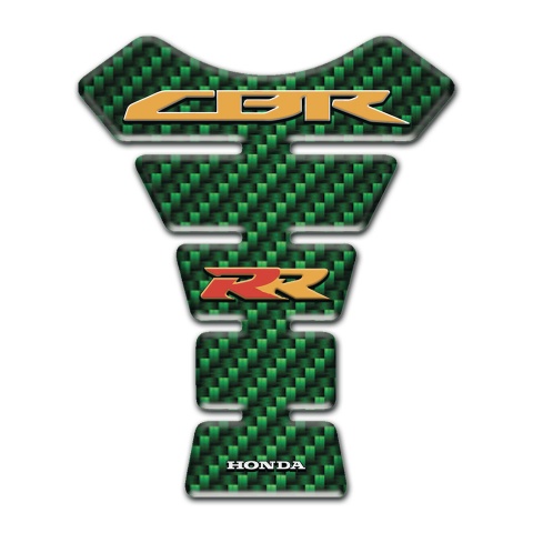 Honda Tank ProtectorGreen Carbon Style CBR RR Logo 
