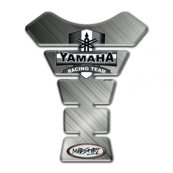 Yamaha Tank Guard Pads Matte Grey Design 