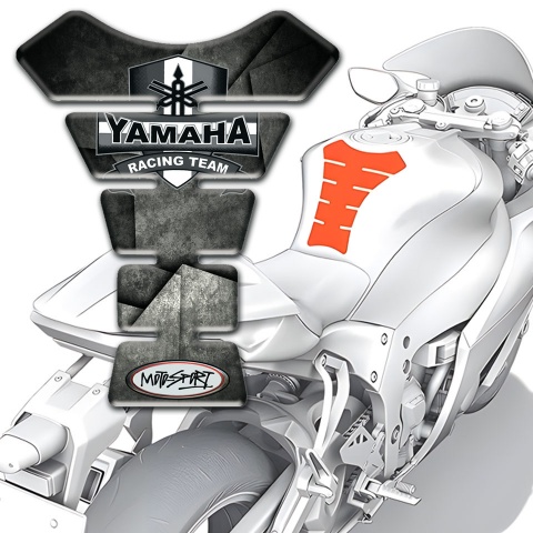 Yamaha Tank Pad Protector Mixed Dark Colors Design 