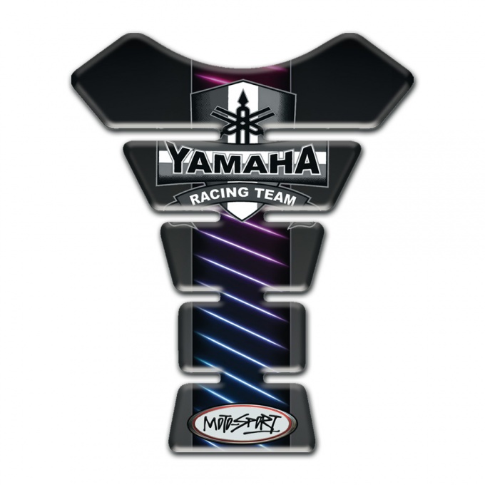 Yamaha Tank Pad Motorbike Neon Lines Design Motif 
