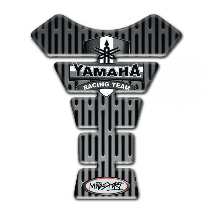 Yamaha Tank Protector Grey Ornament Design 