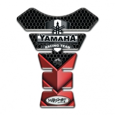 Yamaha Tank Guard Pads Stylish red Black Edition 