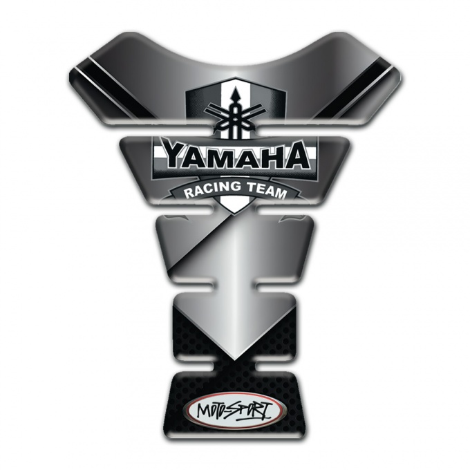 Yamaha Tank Pad Motorbike Metal effect base Style 