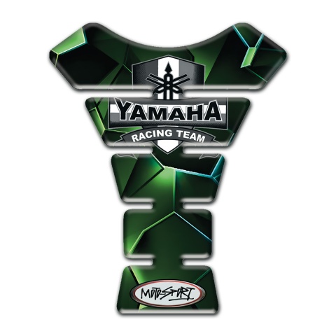 Yamaha Tank Pad Protector Green Decoration Design 