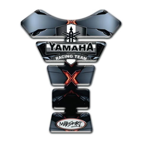 Yamaha Tank Pad Motorbike Torn Effect Base Moto Sport Style 