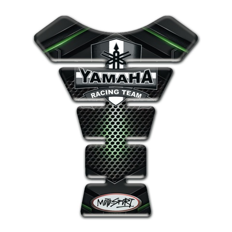 Yamaha Tank Guard Pads Green Shadow Style 