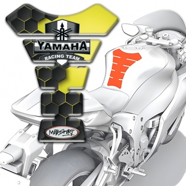 Yamaha Tank Pad Protector High End Style Racing Team Logo 