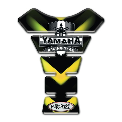 Yamaha Tank Fuse Yellow Green V Shape Lights Design 