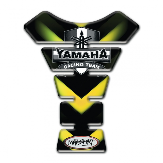 Yamaha Tank Fuse Yellow Green V Shape Lights Design 