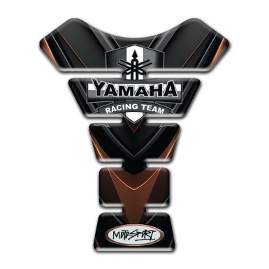 Yamaha Tank Fuse Black Brown Style Racing Team Edition 