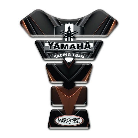 Yamaha Tank Fuse Black Brown Style Racing Team Edition 