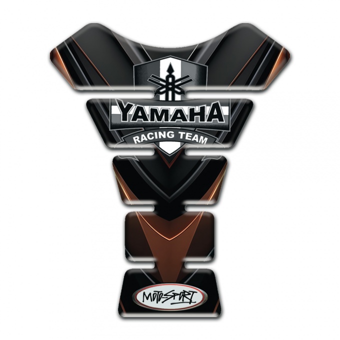 Yamaha Tank Fuse Black Brown Style Racing Team Edition 