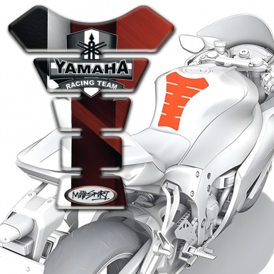 Yamaha Tank Pad Protector Best Base Style Racing Team Logo 