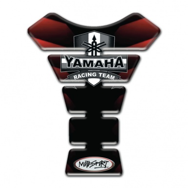 Yamaha Tank Guard Pads Stylish Black red Design Moto Sport Edition 
