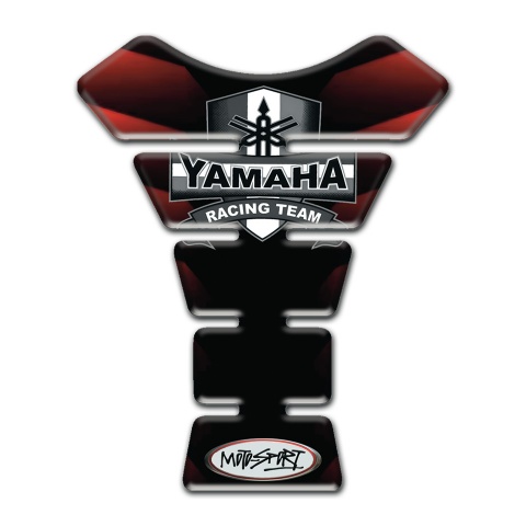 Yamaha Tank Guard Pads Stylish Black red Design Moto Sport Edition 