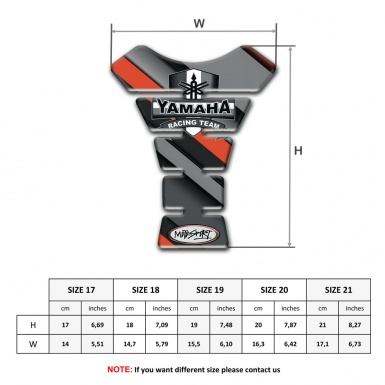 Yamaha Tank Fuse Diagonal Colors Edition 