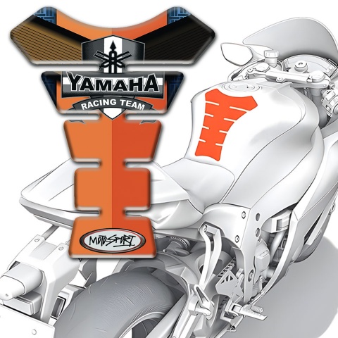 Yamaha Tank Protector Orange Nuance Style 
