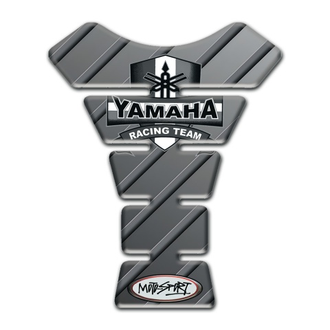 Yamaha Tank Protector Grey base Racing Team Logo Moto Sport Style 