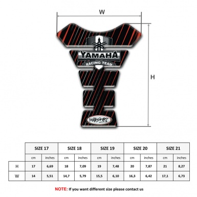 Yamaha Tank Fuse Premium Quality DEsign 