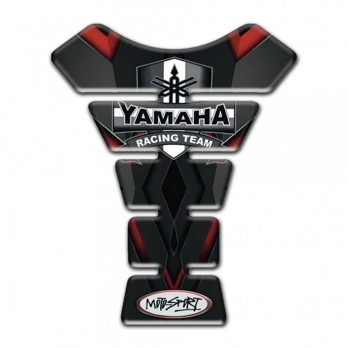 Yamaha Tank Pad Motorbike dark Background Racing Team Logo 