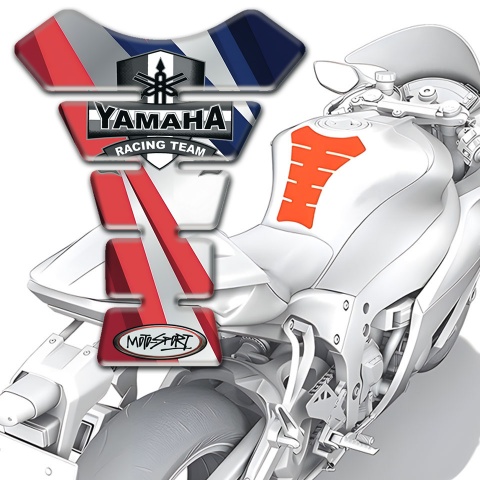 Yamaha Tank ProtectorPink Colors Motif Racing Team Style 