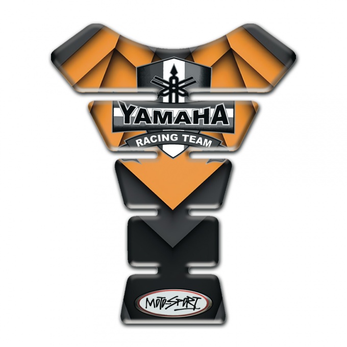 Yamaha Tank Fuse Motorcycle Silicone Sticker Racing Team Style 