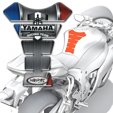 Yamaha Tank Pad Protector Center Silicone Sticker RacinG Team Edition 
