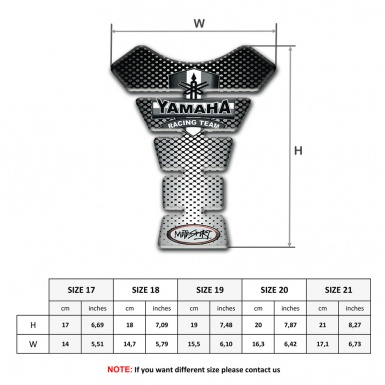 Yamaha Tank Guard Pads Premium Quality Model 