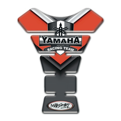Yamaha Tank Protector Orange Motive Style Racing Team Logo 