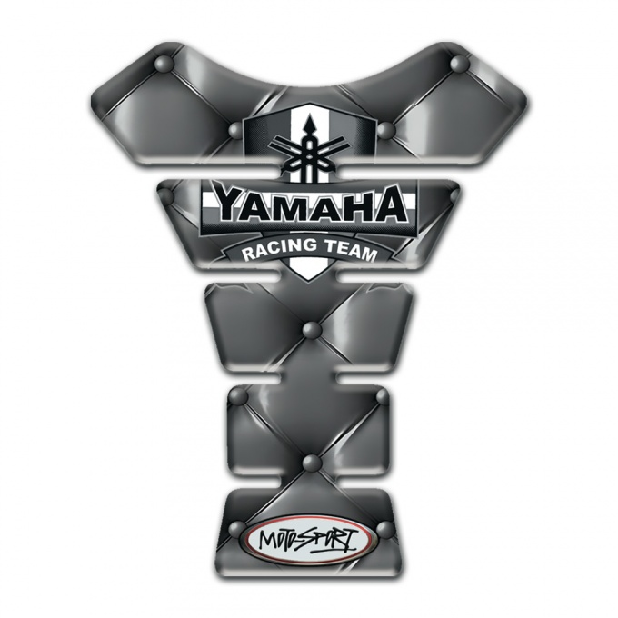 Yamaha Tank Fuse Gray Leather Effect Design 