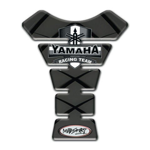 Yamaha Tank Protector Clear dark base Design 