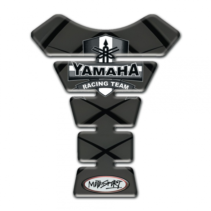 Yamaha Tank Protector Clear dark base Design 