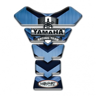 Yamaha Tank Fuse Black with navy Blue Details Design 