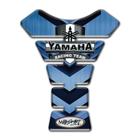 Yamaha Tank Fuse Black with navy Blue Details Design 