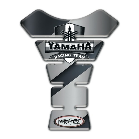 Yamaha Tank Guard Pads Grey Diagonal Patterns Design 