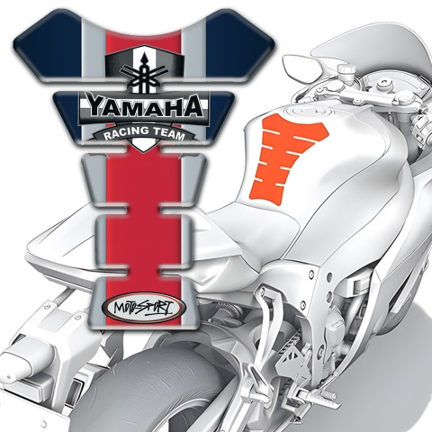 Yamaha Tank Pad Protector Vertical Red panel Design 