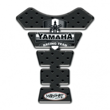Yamaha  Tank Protector Perforated Rubber Effect base Racing Team Edition 