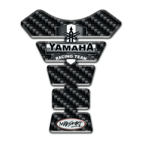 Yamaha Tank Pad Protector Black carbon Design 