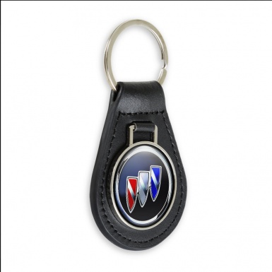 Buick Keyring Holder Leather Blue Multicolor Design