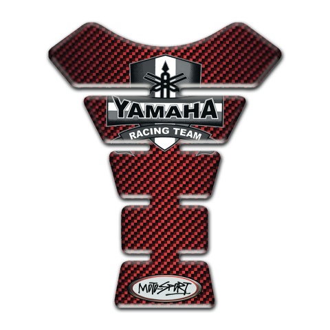 Yamaha  Tank Protector Red Carbon Moto Sport Style 