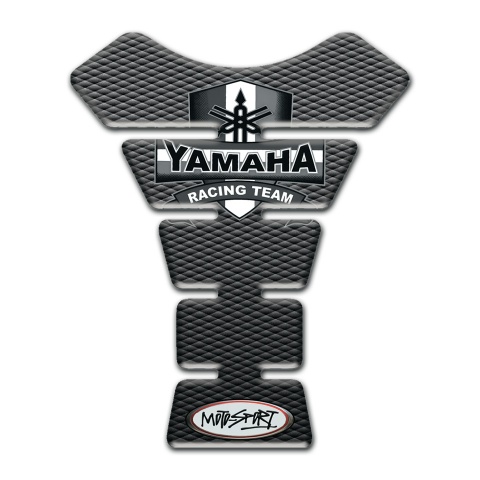 Yamaha Tank Fuse Clear Dark Design Racing Team Logo 