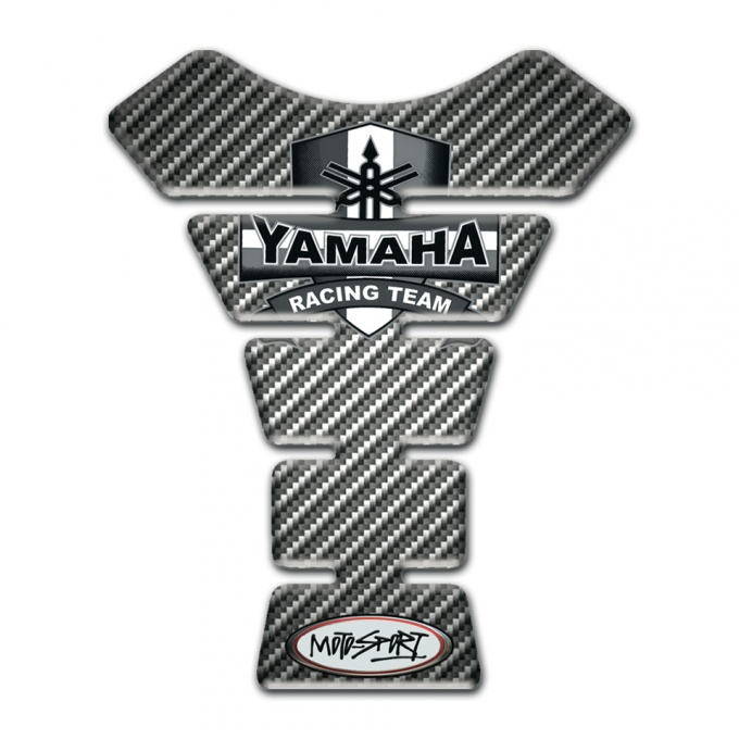 Yamaha Tank Pad Motorbike Classic Carbon Racing Team logo 