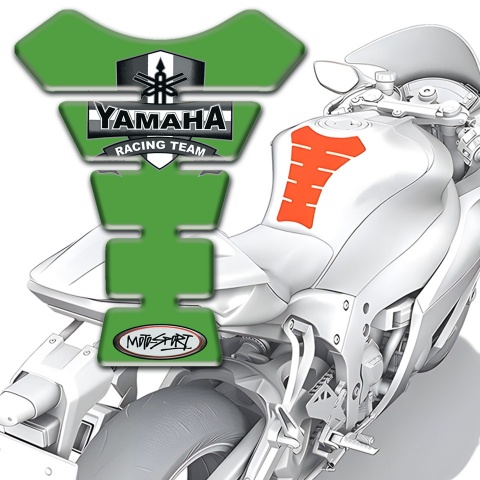 Yamaha Tank Pad Motorbike Green Design Moto Sport style 
