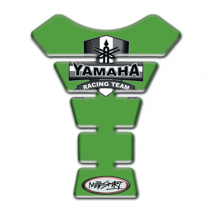 Yamaha Tank Pad Motorbike Green Design Moto Sport style 