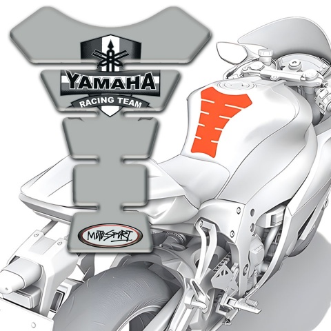 Yamaha Tank Protector Gray Design Moto Sport Style 
