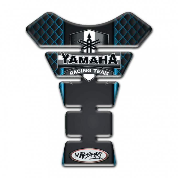 Yamaha Tank Protector Neon Mesh Motif Racing Team logo 