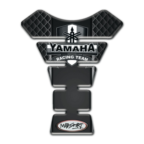 Yamaha Tank Guard Pads Dark Mesh Design RacingTeam Logo 